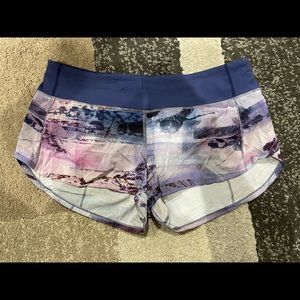 Lululemon Speed up Short 2.5inch - purple multicolored